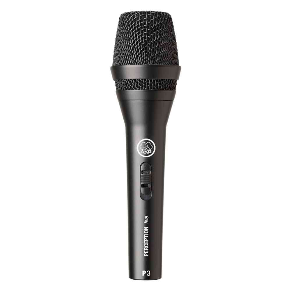 AKG P3 S, динамический вокальный микрофон, кардиоида, с кнопкой, 40-20000Гц