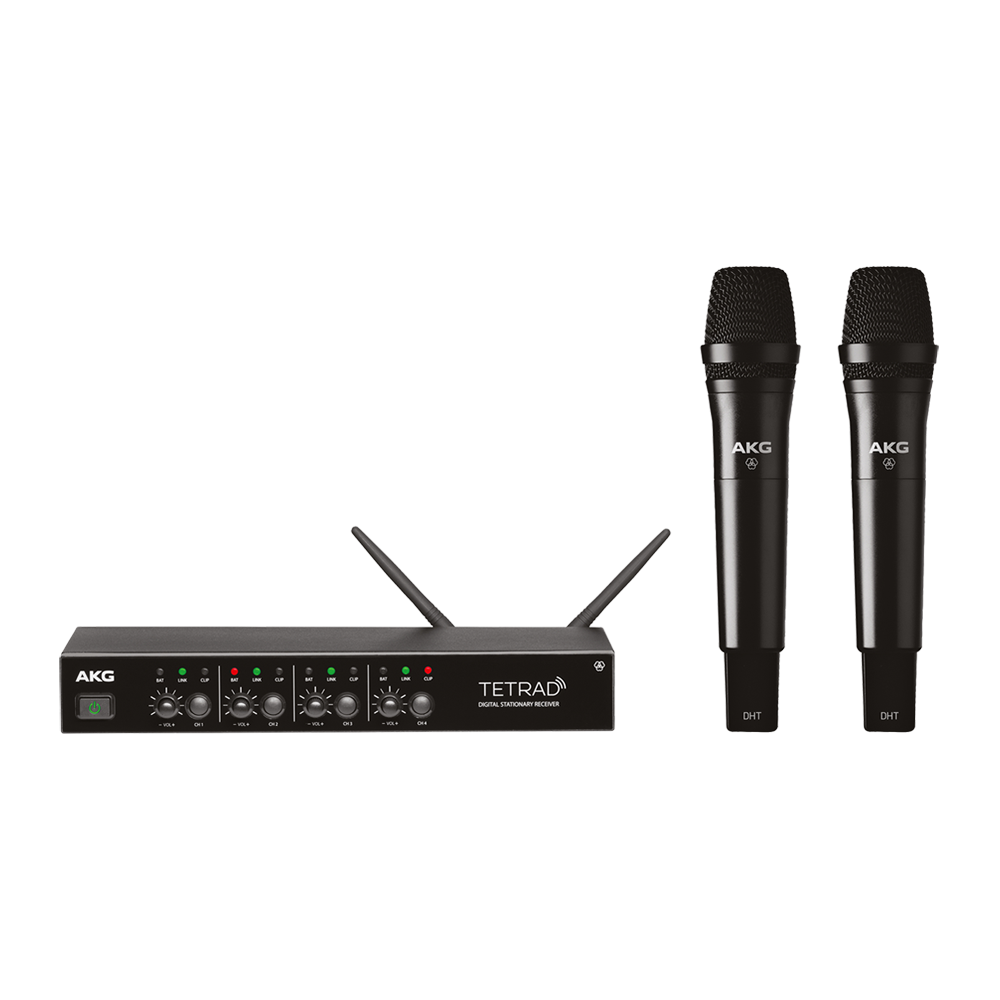AKG DMSTetrad Vocal Set P5, радиосистема с двумя ручными передатчиками, Digital 2.4 ГГц