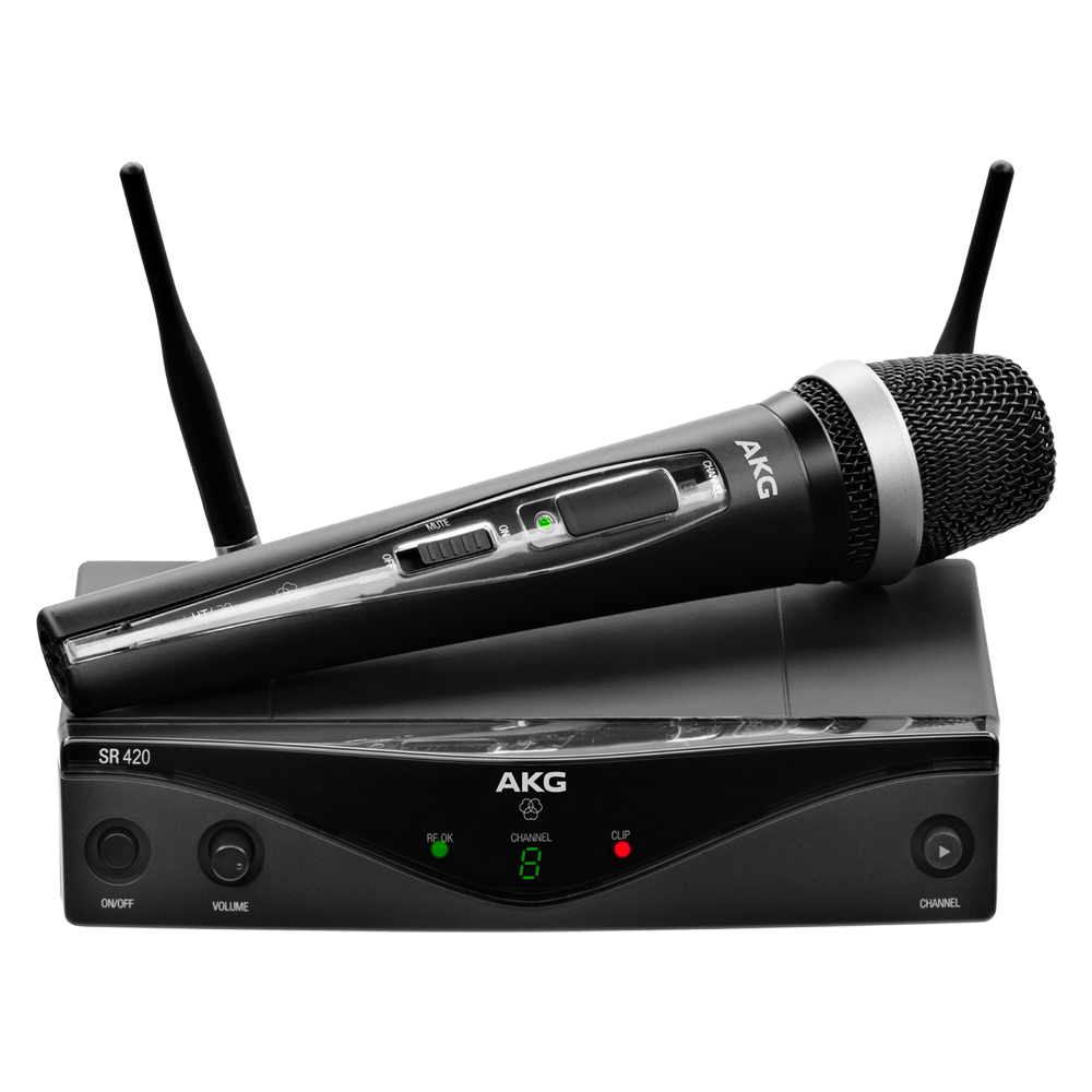 AKG WMS420 Vocal Set, радиосистема с ручным передатчиком, UHF - все диапазоны РБ